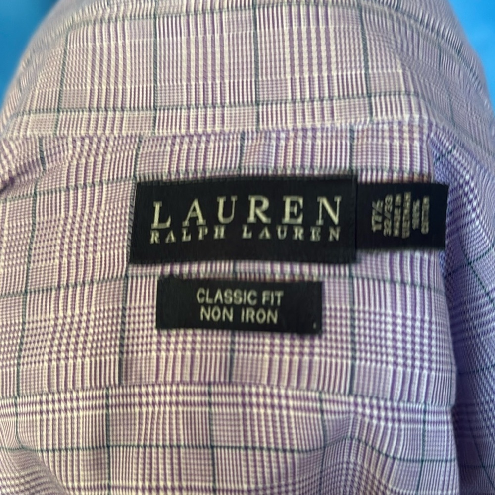 Ralph Lauren Pink Dress Shirt with Plaid Pattern EA021 - Picture 2 of 4